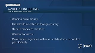 Fort Myers Police warning of phone scams