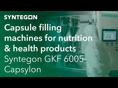 Capsule Filling Machines For Nutrition And Health Products Syntegon GKF 6005 Capsylon