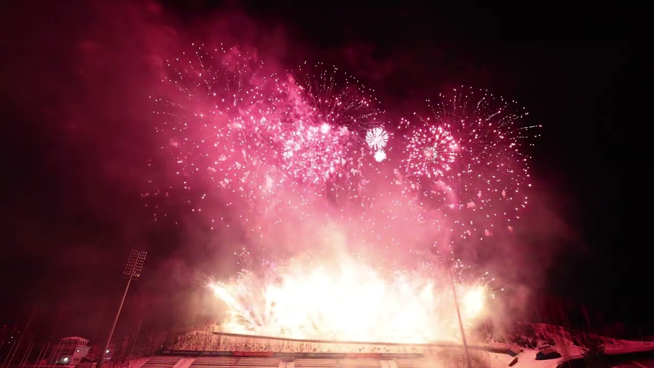 Lahden kaupungin ilotulitus / Uusi Vuosi 2024-2025