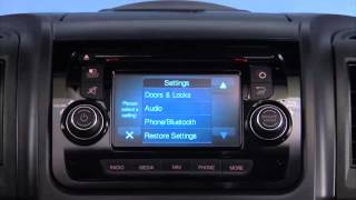 2016 Ram ProMaster | Customer Programmable Features