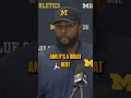 Sherrone on Michigan's clock management on the last drive 👀 #Michigan #Football #CFB