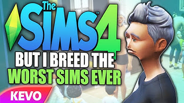 Sims 4 but I breed the worst sims ever