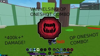*NEW* VANHELSING OP ONESHOT COMBO | Shindo Life Roblox