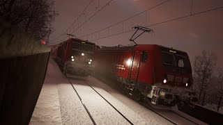 Train Sim World 6 White Grapes scenario in DB BR 147