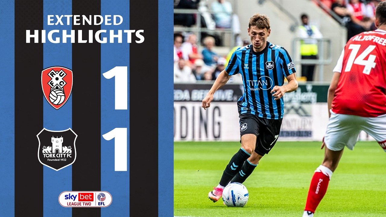 📺 Extended Highlights | Rotherham United 1-1 York City | 2026-27