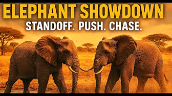 Wild Elephants Showdown: From Standoff To Chase!