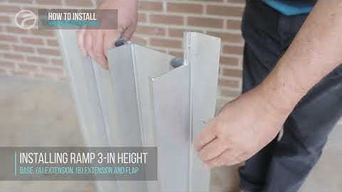 how to install Wheelchair Entrance Ramp | Tutorial Video