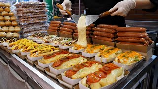 Luar Biasa Lezat! Hot dog gaya Amerika - TOP 3 / makanan jalanan Korea