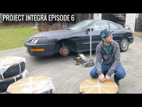 ACURA INTEGRA PROJECT Ep.6 - New Wheels and Stance!