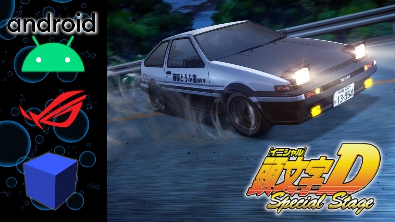AetherSX2 Android】Initial D: Special Stage | SD8 Gen 2 | ROG