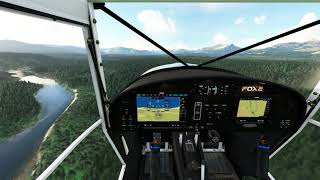 A short bush flight around Eureka, MT - 86MT - Microsoft Flight Simulator