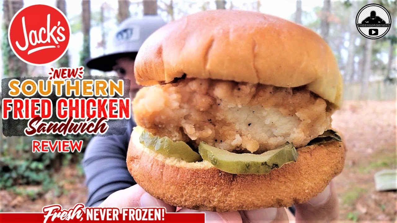 Jack's® SOUTHERN FRIED CHICKEN Sandwich Review! 🐔🥪🥒 YouTube