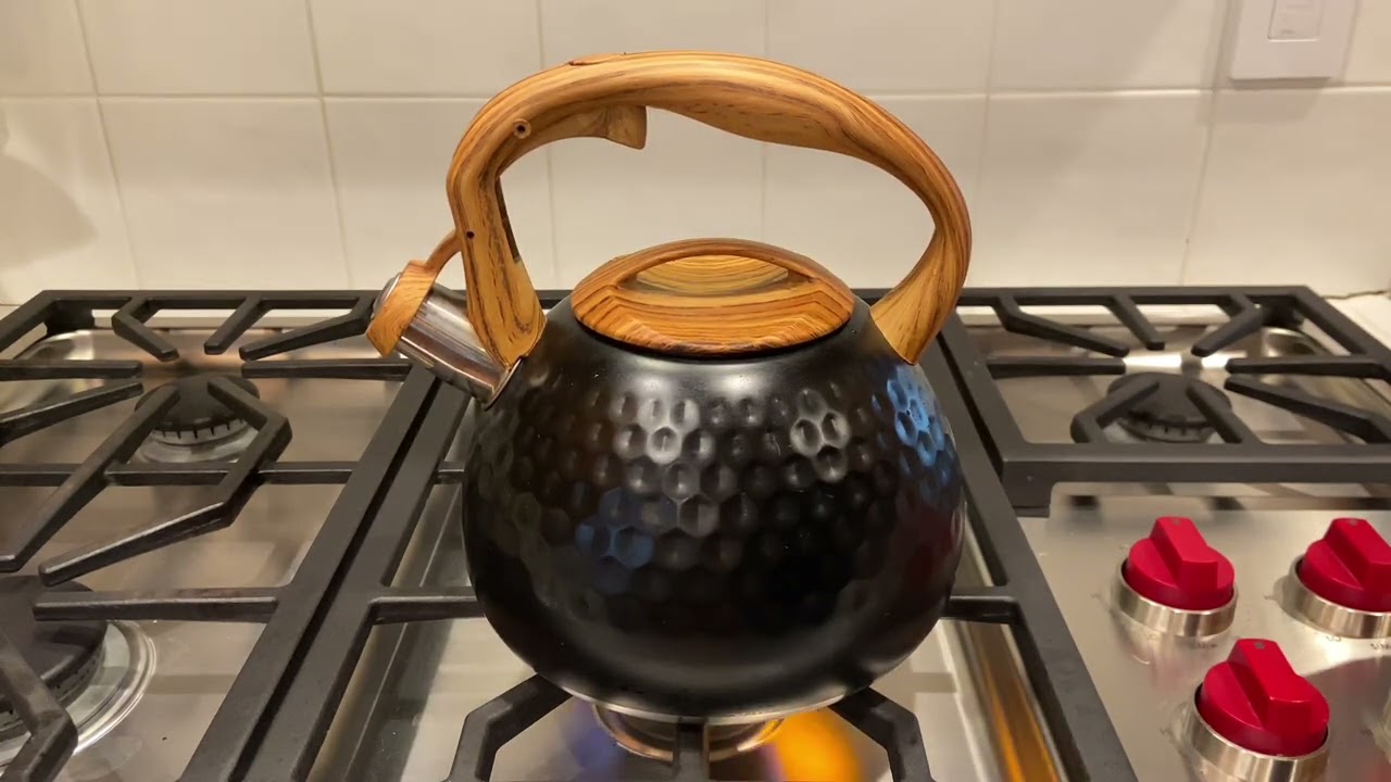 Modern Tea Kettle With Heat Proof Handle 