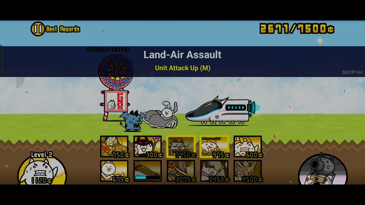 Battle Cats | 100M Download Celebration! (Best Regards) | speedrun