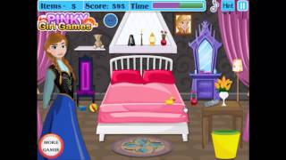 Frozen Anna Room Cleaning Game Clara Gameplay screenshot 1