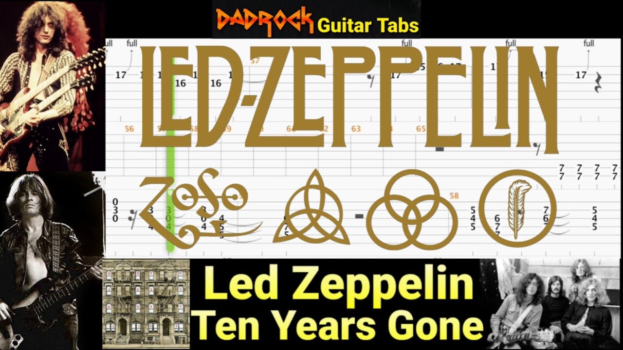 Ten Years Gone Led Zeppelin Guitar Bass TABS Lesson YouTube Ten Years Gone Led Zeppelin Guitar Bass TABS Lesson YouTube
