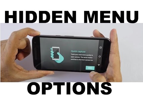 Hidden menu \u0026 options in Motorola G4 Plus