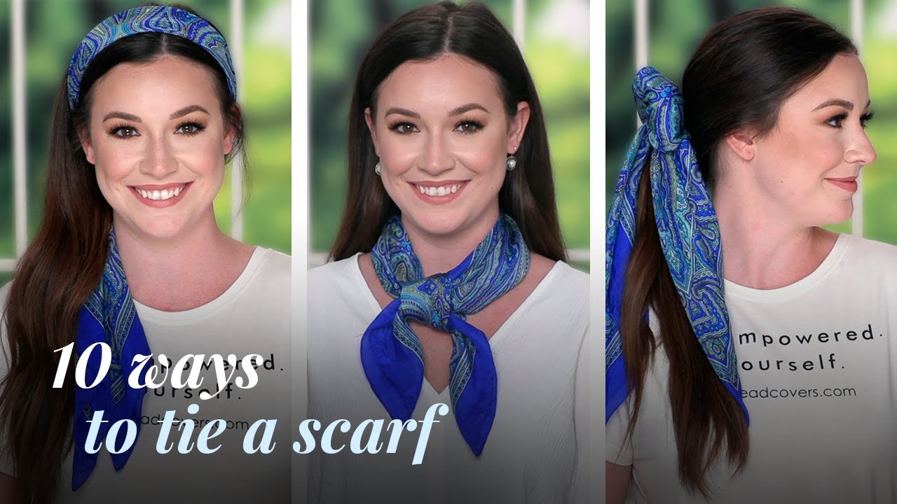 How to knot your scarf