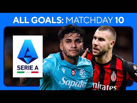 EVERY GOAL from Matchday 10 in SERIE A: Santiago Castro DOUBLE | Pavlovic WINNER | CBS Sports Golazo