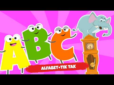 🔠 🕰️ ALFABET I ZEGAR - ŚPIEWAJĄCE BRZDĄCE - Piosenki dla dzieci