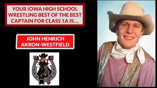 2019 Iowa 1A Best of the Best Captain: John Henrich, Akron Westfield