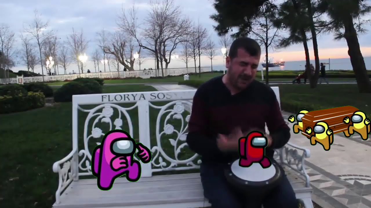 Among us Crewmates vibing to Ievan Polkka by Bilal Göregen from Cat vibing meme | Among us dance