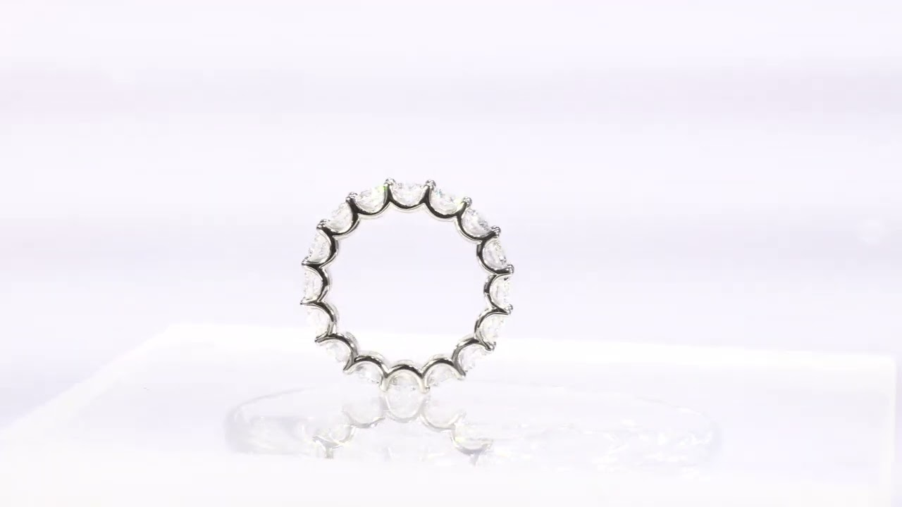 TIKOONZ ICED OUT SILVER 925 4MM ROUND RING