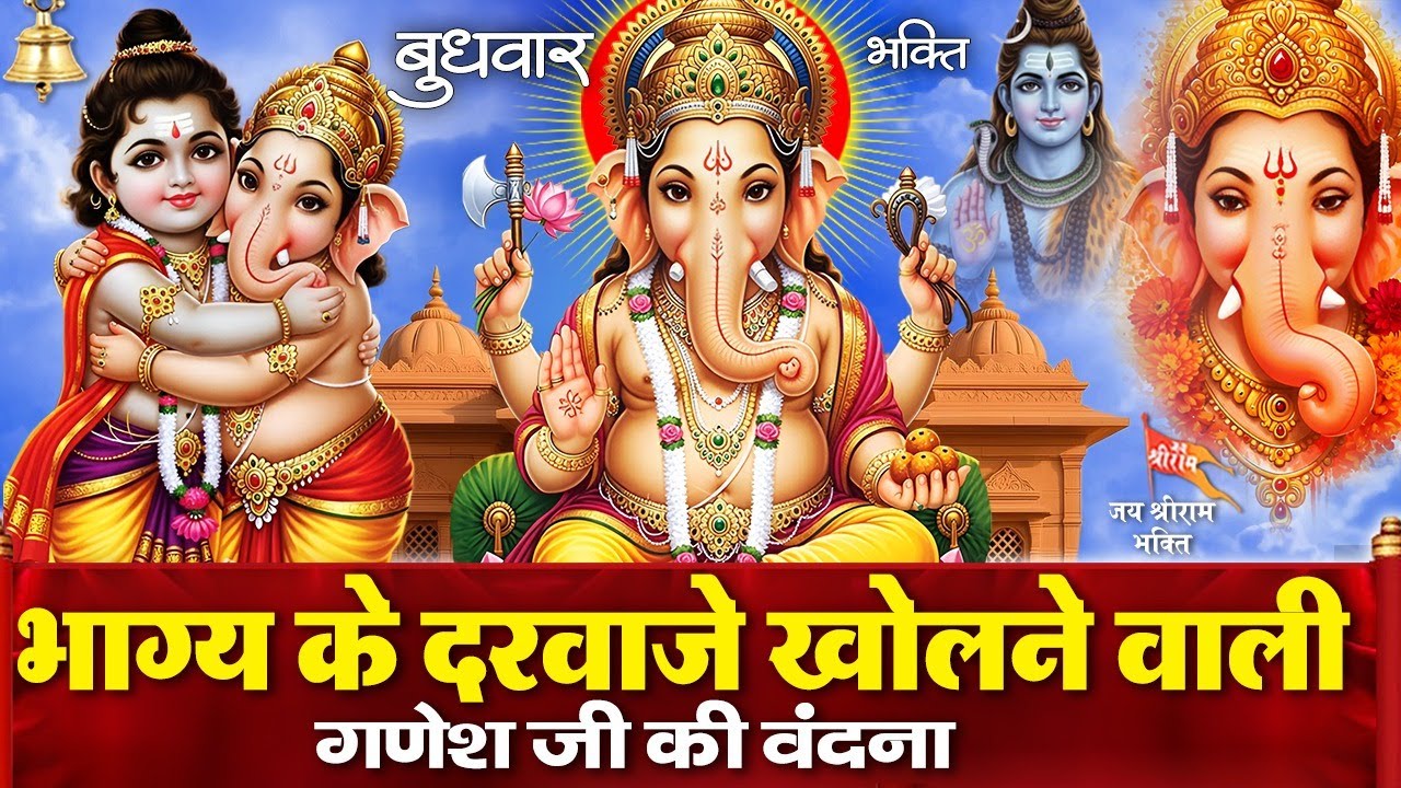 बुधवार के दिन गणेश जी की चमत्कारी वंदना व गणेश भजन सुनने से आपकी सभी मनोकामनाएं पूरी होती है
