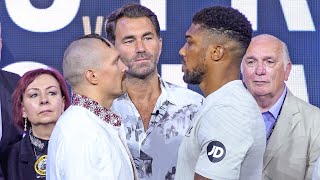 Usyk vs Joshua • LONGEST FACE OFF EVER ?? THE FINAL FACE OFF • JEDDAH