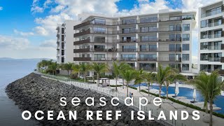 Before & After of Seascape on Ocean Reef Islands Panama