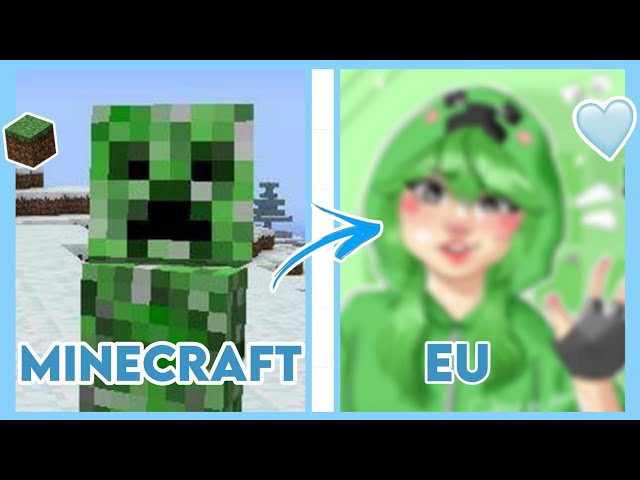 E SE OS MOBS DOS MINECRAFT FOSSEM GAROTAS? 