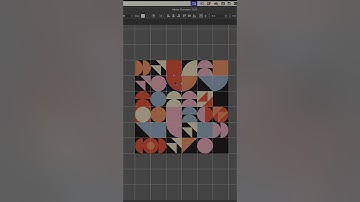 Create a Bauhaus inspired design in Adobe Illustrator #illustrator #adobe #bauhaus #pattern