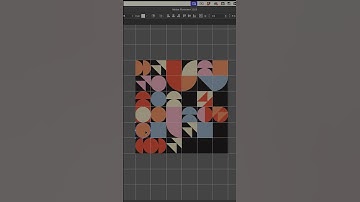 Create a Bauhaus inspired design in Adobe Illustrator #illustrator #adobe #bauhaus #pattern