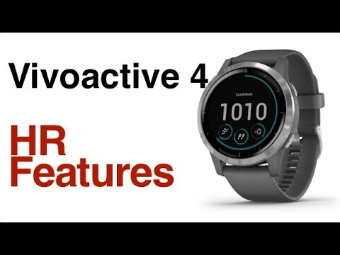 Garmin Vivoactive 4 / Venu -How to configure heart rate features