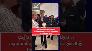 Çağla Şıkel Katıldığı Tiyatro Oyununda Şık Giyim Tarzı Ve Güzelliği Ile Göz Doldurdu
