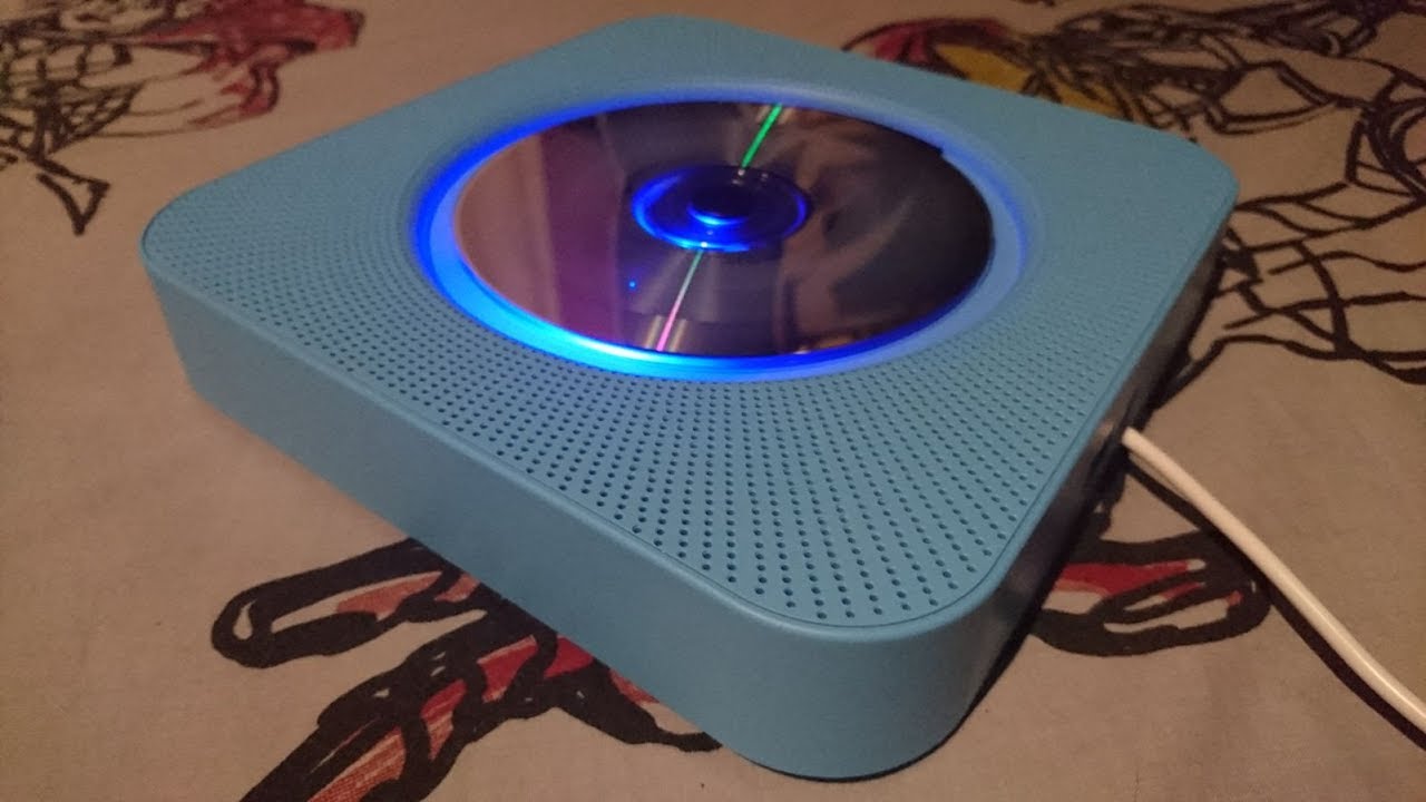 Reproductor portátil Bluetooth 5.0 CD, altavoz de sonido Hifi