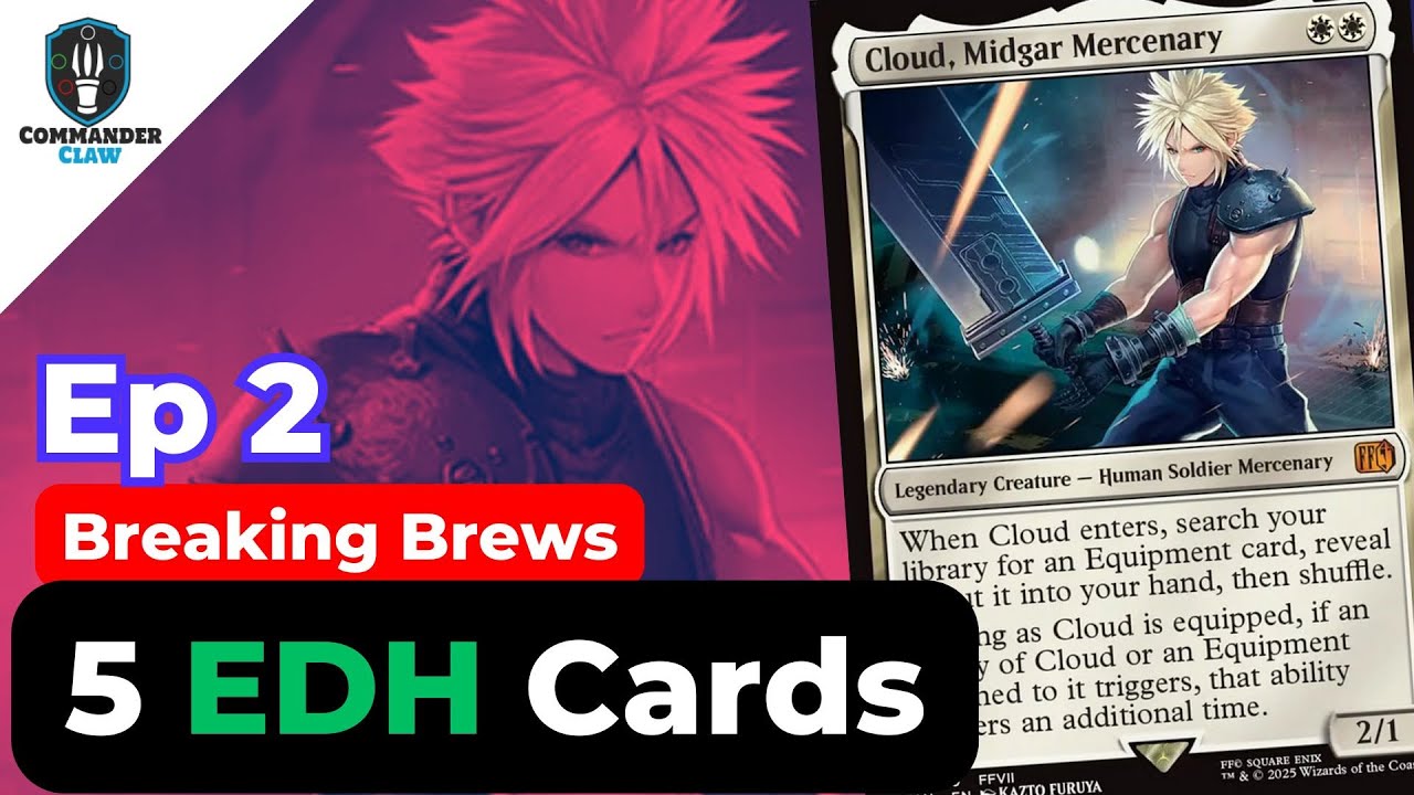 mtg final fantasy cloud midgar mercenary FOIL] Cloud, (Borderless) (Chocobo Track Foil) then shuffle Ep 2 | Add These: