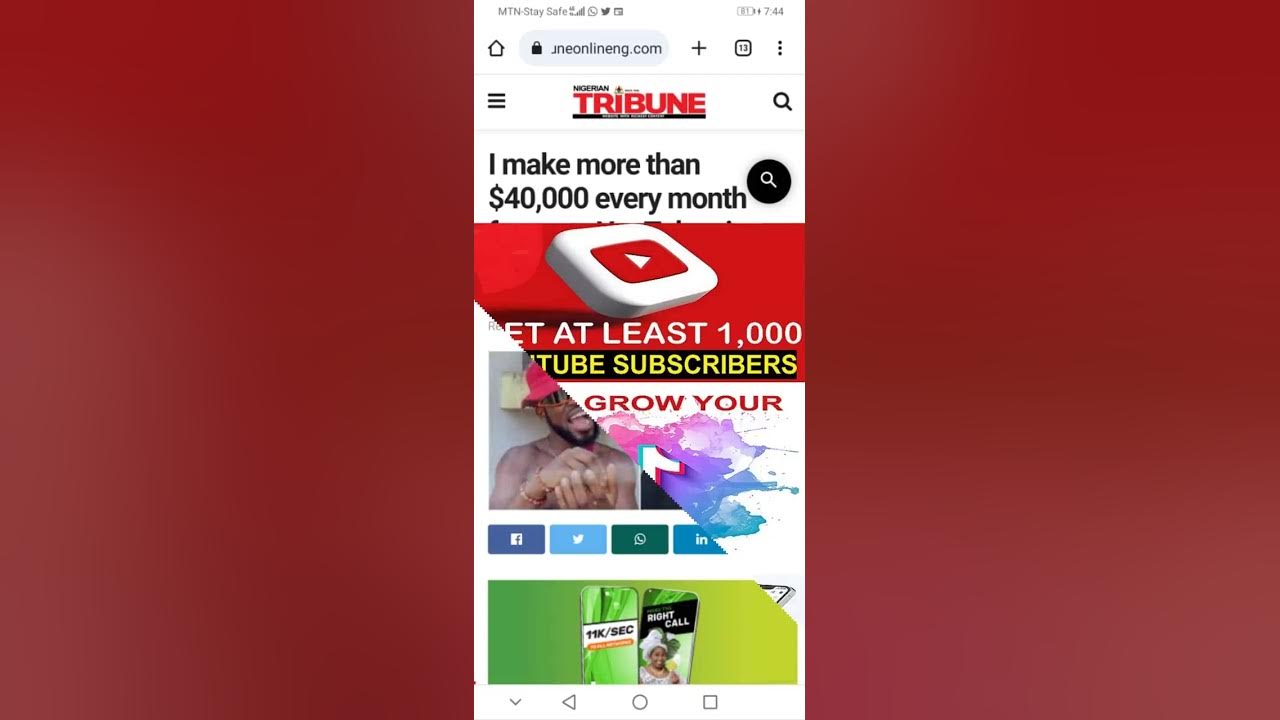 Free online business and social media accounts monetization watch