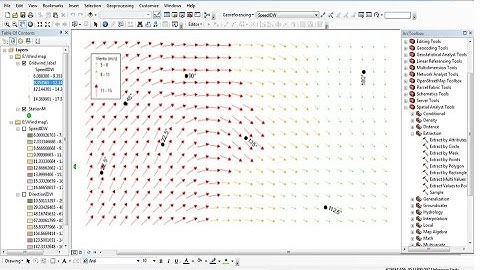 How to create a wind map in ArcGIS