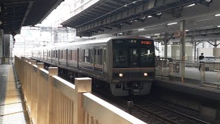 207系S21編成＋T5編成普通甲子園口行き 大阪駅入線