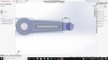 Design of clutch lever in solid works