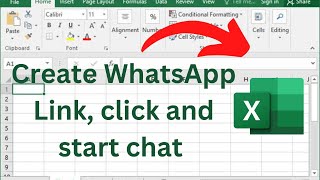 Create WhatsApp Chat Link to start a quick chat in Excel |**TechLearning_Hub: Learn Excel**| screenshot 3