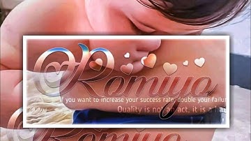 Custom Glass Font with Color Gradient in PS Touch || Creative ROMIYO