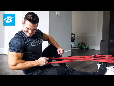 Home Pull Workout w/ Resistance Bands | Abel Albonetti