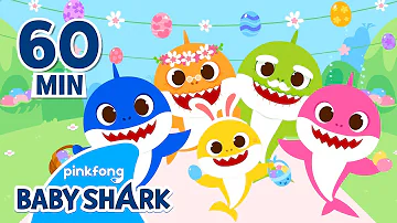 Baby Shark Spring Medley | +Compilation | Easter Baby Shark Doo Doo Doo 1 hour | Baby Shark Official