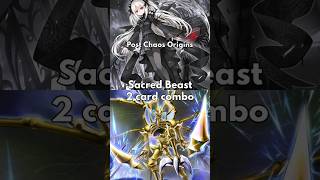 Sacred Beast 2 card combo post Chaos Origins (CORI) TCG 2026 Yugioh