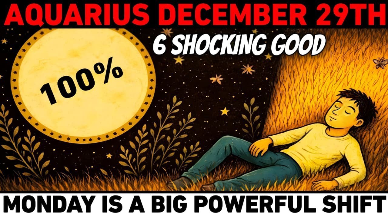 AQUARIUS ♒: 6 Shocking Good News Before December 29—A Powerful Shift Changes Your Destiny Forever!⚡
