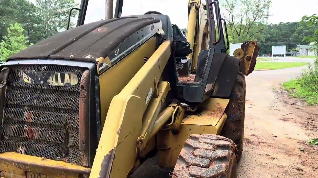 Caterpillar Backhoe Hood Latch Location YouTube