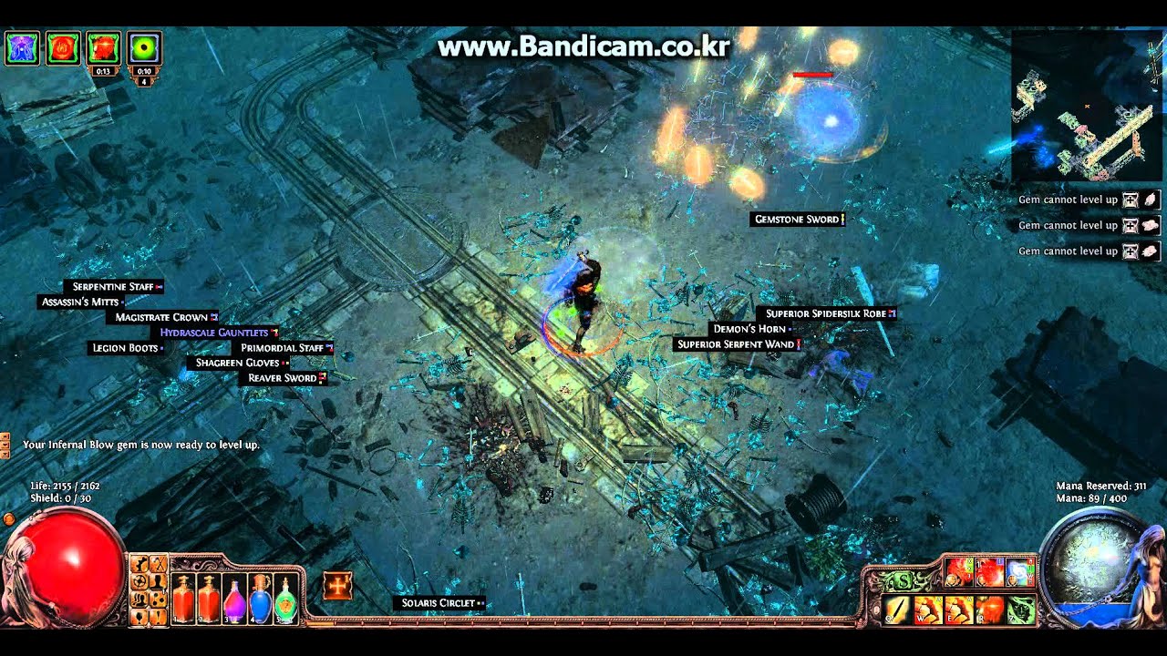 PathOfExile 62level ele spectral throw scion YouTube