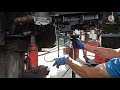 Overhauling engine perkins 4 cylinder